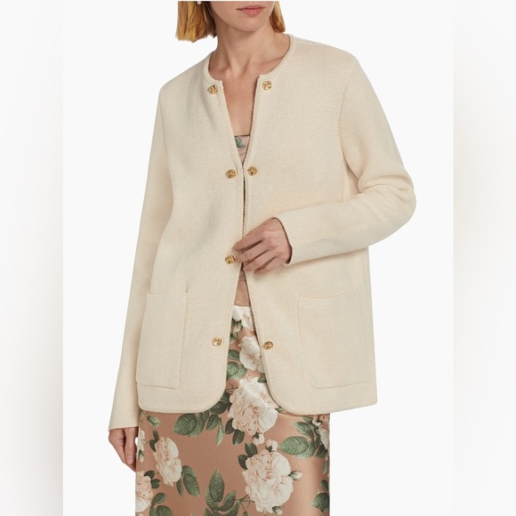 Cami NYC Allen Cotton-Cashmere Crewneck Cardigan size S - Picture 3 of 15